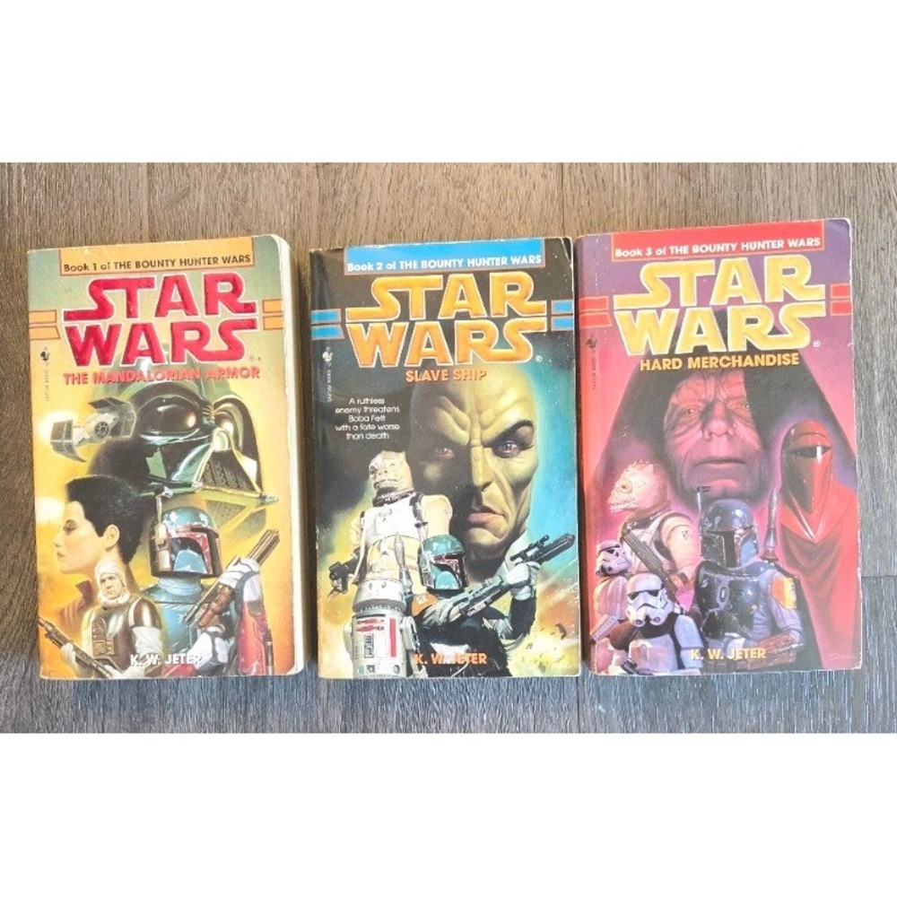 Star Wars: The Bounty Hunter Wars Trilogy PB Lot (Books 1-3) - K.W. Jeter